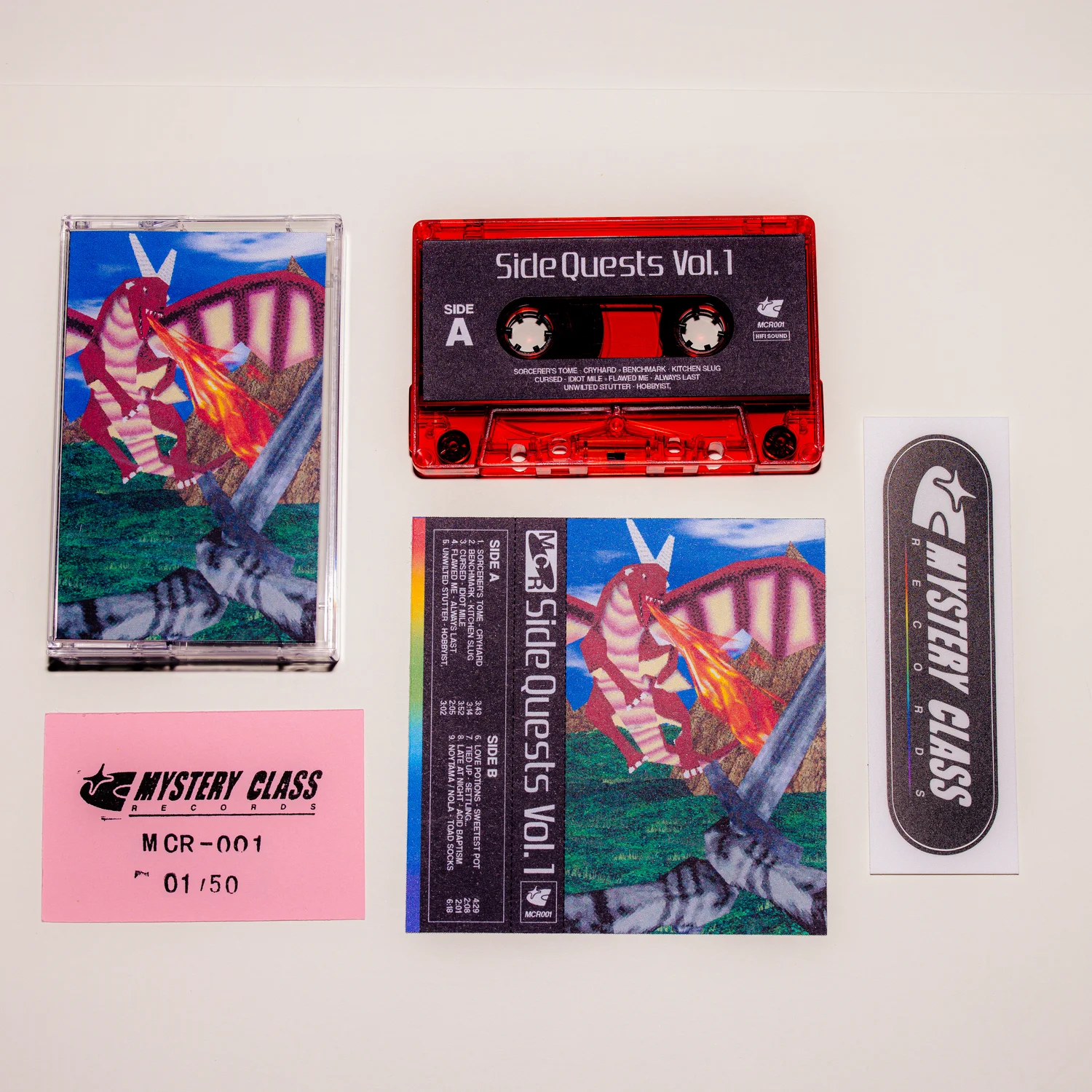 MYSTERY CLASS RECORDS - Side Quests Vol. 1 Cassette