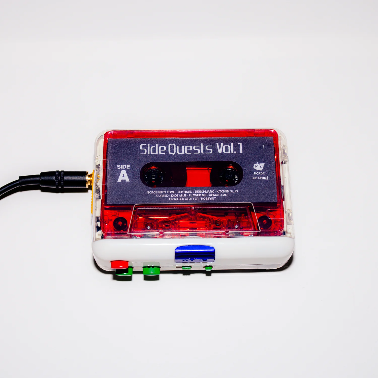 Portable Cassette Player - Transparent(Hover)